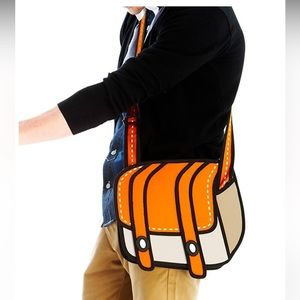 2D Comic Messenger Bag